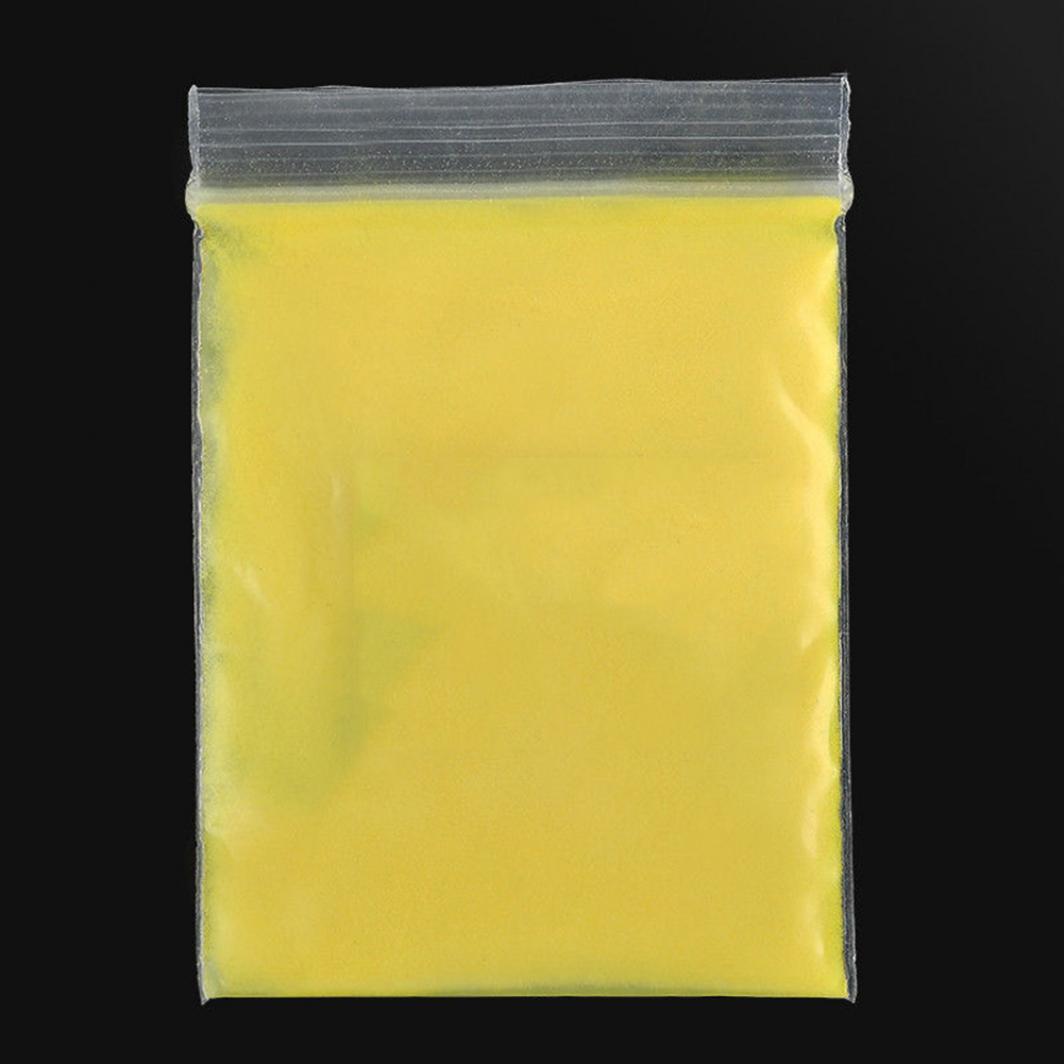 

Разноцветный флуоресцентный порошок для декора жёлтый/золотой