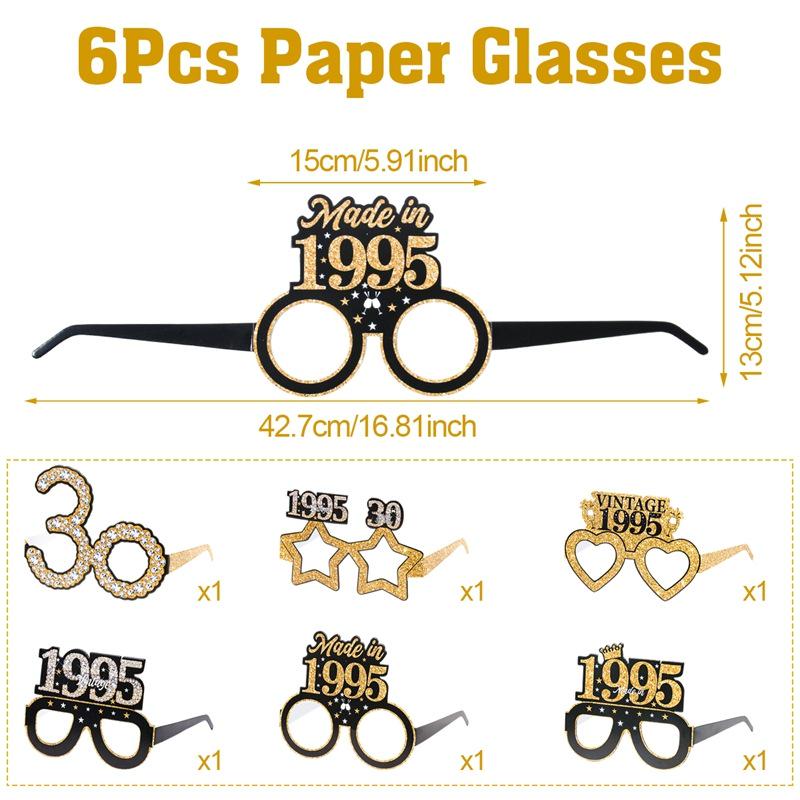 Birthday Party Funny Costume Glasses - Photo Prop & Party Decoration