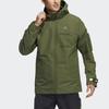 adidas Jackets Men's Green Hooded Non Detachable Moderate GP0990