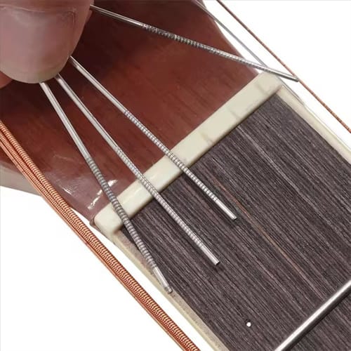 HAUUFENN Guitar Maintenance Supplies, Nut File Set, String Groove Polishing, 14-Piece File Set, Guitar Maintenance and Adjustment Tool, Fret Polishing