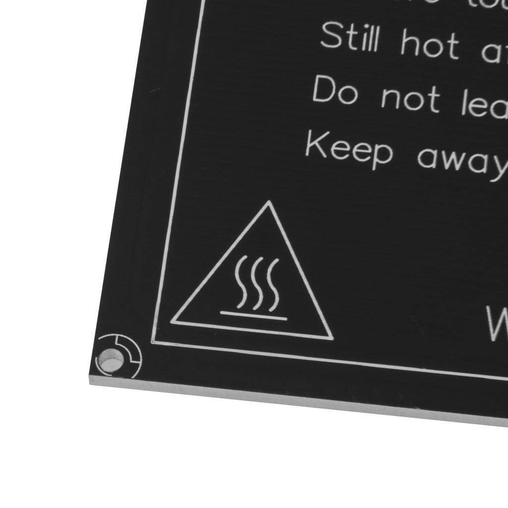 Buy 3mm Aluminium PCB Heatbed Heated Bed 12/24V Heat Bed for MK3 3D