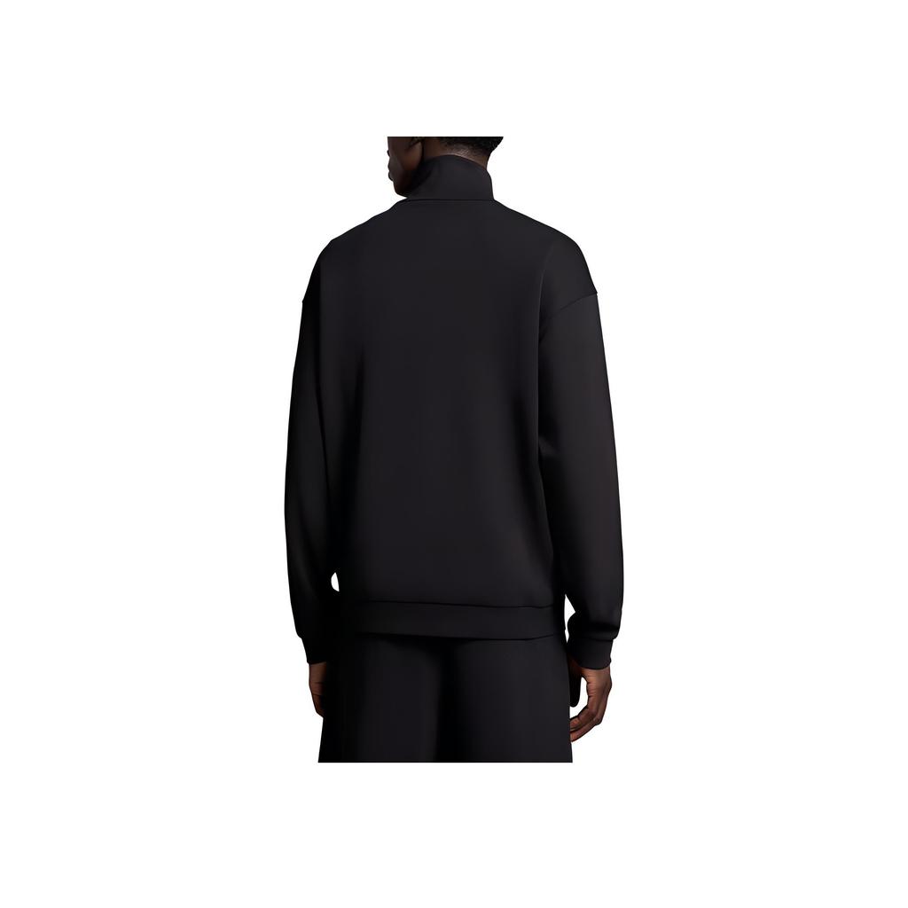 Moncler Solid Color High Neck Sweatshirt Men Tops Black I10918G00016899W4999