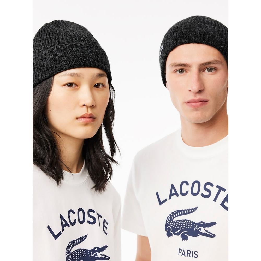 Lacoste Public Wool Lip Tissue Beanie Rb4737 54n I7x q2nRb4737 54nI7x