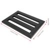 Portable Metal Pedal Guitar Effect Pedal Guitar Pedal Electric Guitar Effect Holder for Guitar Effect Pedals Board, Board, 14.6 10.6 0.8 Inch,