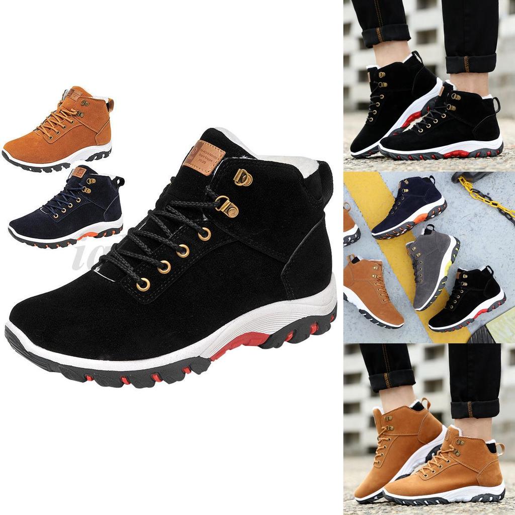Premium Artificial Suede Men's Boots For Fall And Winter Warmth And Comfort