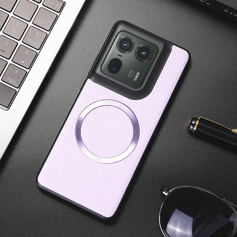 Applicable To Motorola X50ultra Mobile Phone Case Edge50pro Magnetic Leather Pattern G85/G45 All-inclusive Protective Case