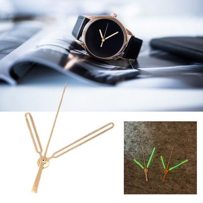 Glowing Watch Hands Replacement Accessory for NH35 NH36 4R 7S Movement In Silver Rose Gold Vibranting Color Designs