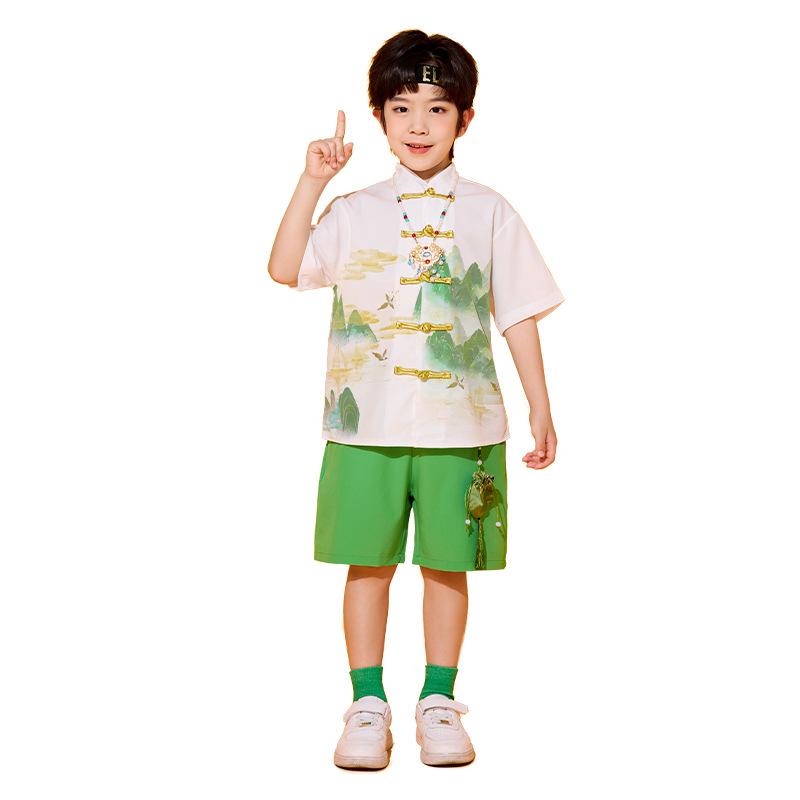 June 1St Children'S Performance Clothes Hanfu Horse Skirt Chinese Style Chorus Performance Clothes Primary School Kindergarten Graduation Class Clothe