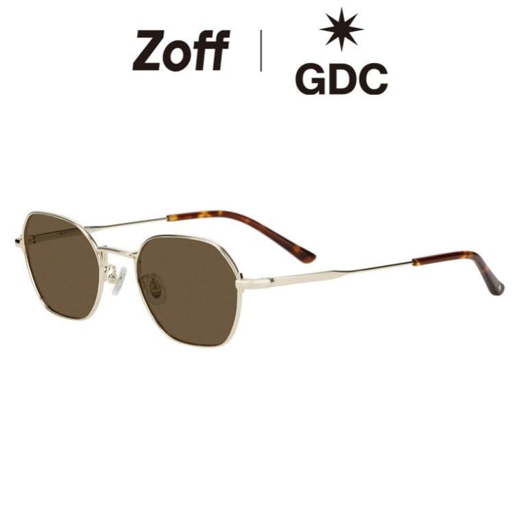 Zoff Sunglasses by Metal UV Size Wellington-style (Gold, ZY252G07_56E1) GDC. frame, protection, stylish, unisex. 5020-145.
