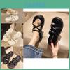 Fashionable Thick Sole Womens Sandals Summer Cross Strap Open Toe High Heels