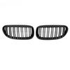 For BMW 6-Series E63 E64 2004-2010 Glossy Black Single Line Style Car Front Bumper Grilles Matte Racing Grill Accessories