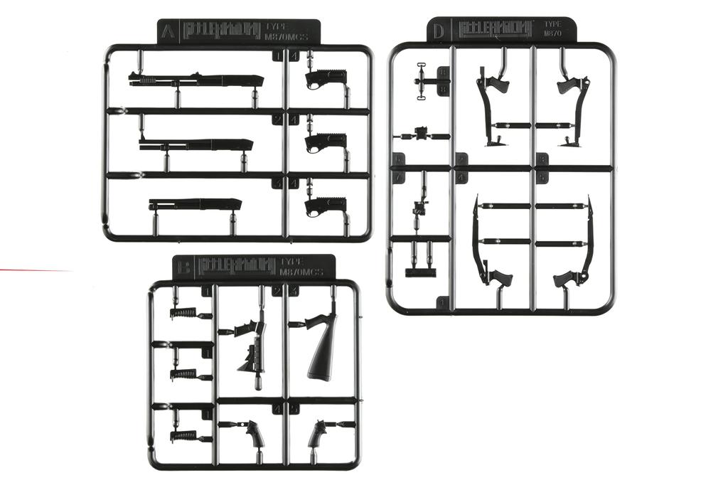 Little Armory LABH05 Resident Death Island Weapons 3 Plastic Model Evil