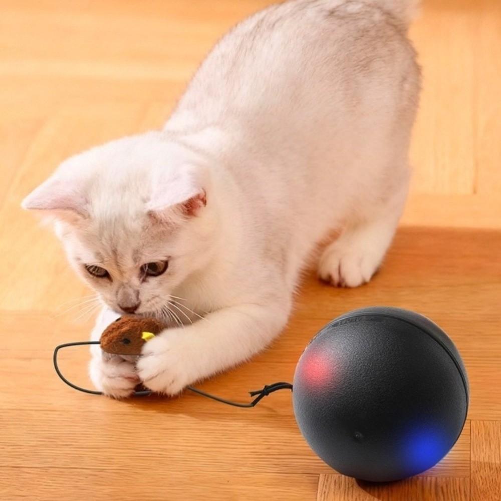 USB Charging Electric Cat Toy Ball Motion Sensor Cat Teaser Ball Interactive Cat Toy Pet Play