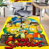 1pc Simpsons Family Adventure Carpet for Playroom Bedroom Living Room Sofa Home Decor,kids Game Area Rug Non-slip Floor Mat Y82654