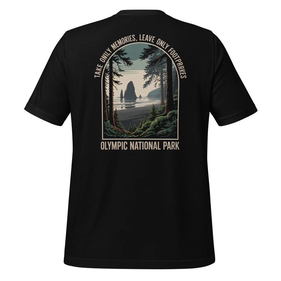 

Olympic National Park Shirt Unisex Nature Hiking Tee Scenic Trail Outdoor Top 2XL