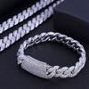 Fashion Hip Hop 5A+ CZ Stone Bling Iced Out 13mm Cuban Link Chain Necklace for Men Rapper Jewelry