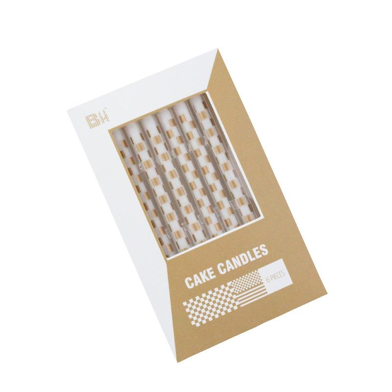 

New Ins Style 6-pack Candle Creative Pencil Shape Baking Decoration Romantic Party Arrangement Candle A24 birthday candle