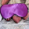 Sleep Mask Silk Blackouted Soft Travel Mask with  Strap Sleep Eye Mask