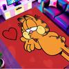 Garfield Print Rug, Washable Floor Carpet, For Entryway Dorm Laundry Room Office Study, Home Decor Birthday Christmas Gift