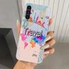 World Map Travel Plans Phone Case for Samsung Galaxy A17 A16 A26 A36 A56 A15 A25 A35 A55 A14 A24 A34 A54 A13 A23 A33 A53 A05S A0