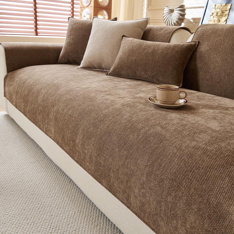 

Chenier Sofa Cushion Universal In All Seasons New Fixed Non-Slip Seat Cushion Simple Modern Straight Sofa Cover 70*70cm