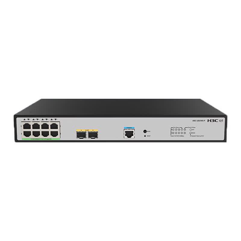 H3C US310S-P Layer 2 Managed 8-Port Gigabit PoE Switch