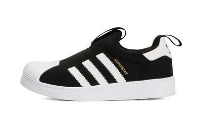 Originals SUPERSTAR 360 Abrasion Resistant Low Top Kids' Skateboarding Shoes Black White Kids' S32130