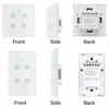 EU Standard for Smart WiFi Touch Wall Switch with Voice Control 220V 1 Outlet