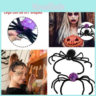 Pinzas para el Pelo de Araña de Halloween Únicas de Diseño de Pata de Araña DIY Accesorios para el Cabello Para Mujeres y Niñas