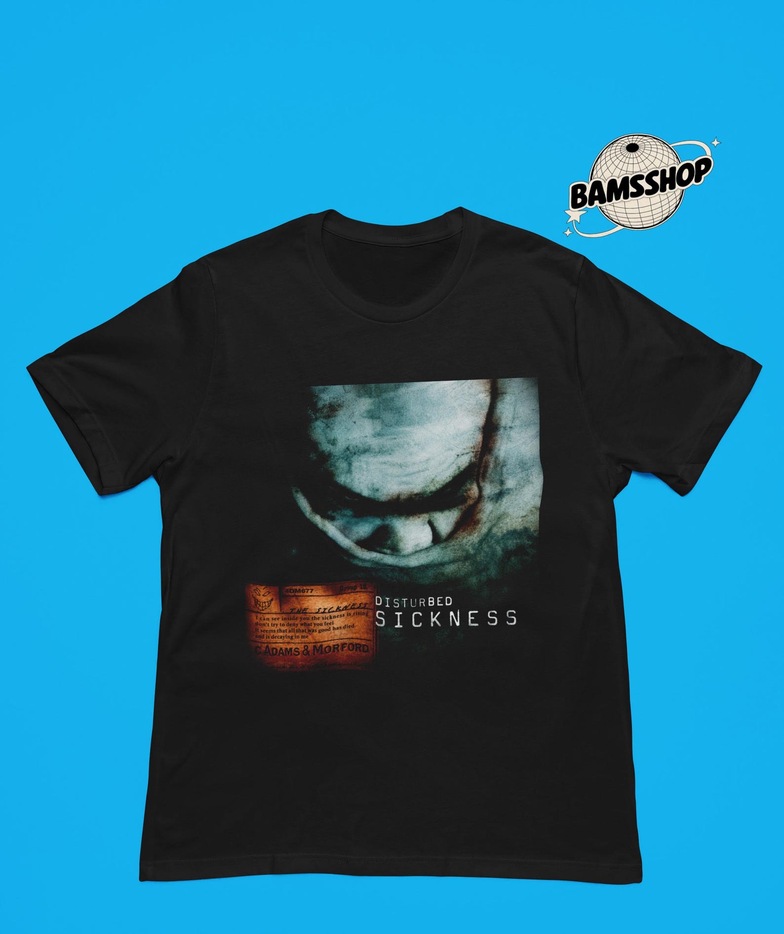 Disturbed T-Shirt, The Sickness, Vintage Heavy Metal Concert Top, GifT-Shirt, Clothing, Concert 4XL