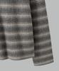 NONBLANK Waffle Henley Neck Ls T-Shirt_Grey Stripe