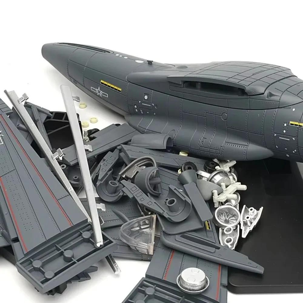 Créatif 1:Modèle d'avion de transport à l'échelle 100 TU-160 Y-20 Modèle de bombardier Conception détaillée Avion de chasse Cadeaux pour garçons
