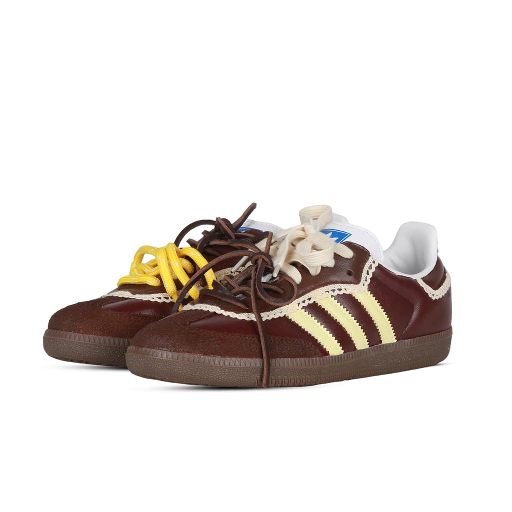 adidas Originals SAMBA OG Caramel Chestnut Non Slip Lightweight Low Top Skateboard Shoes Unisex Brown B75806(Team368-)