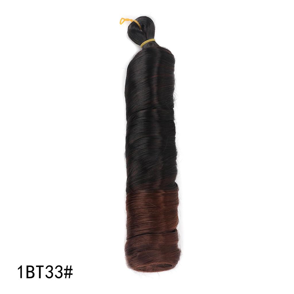 28Inch French Curly Crochet Hair Synthetic Loose Wavy Braiding Hair Bohemian French Curl Braids Extensions