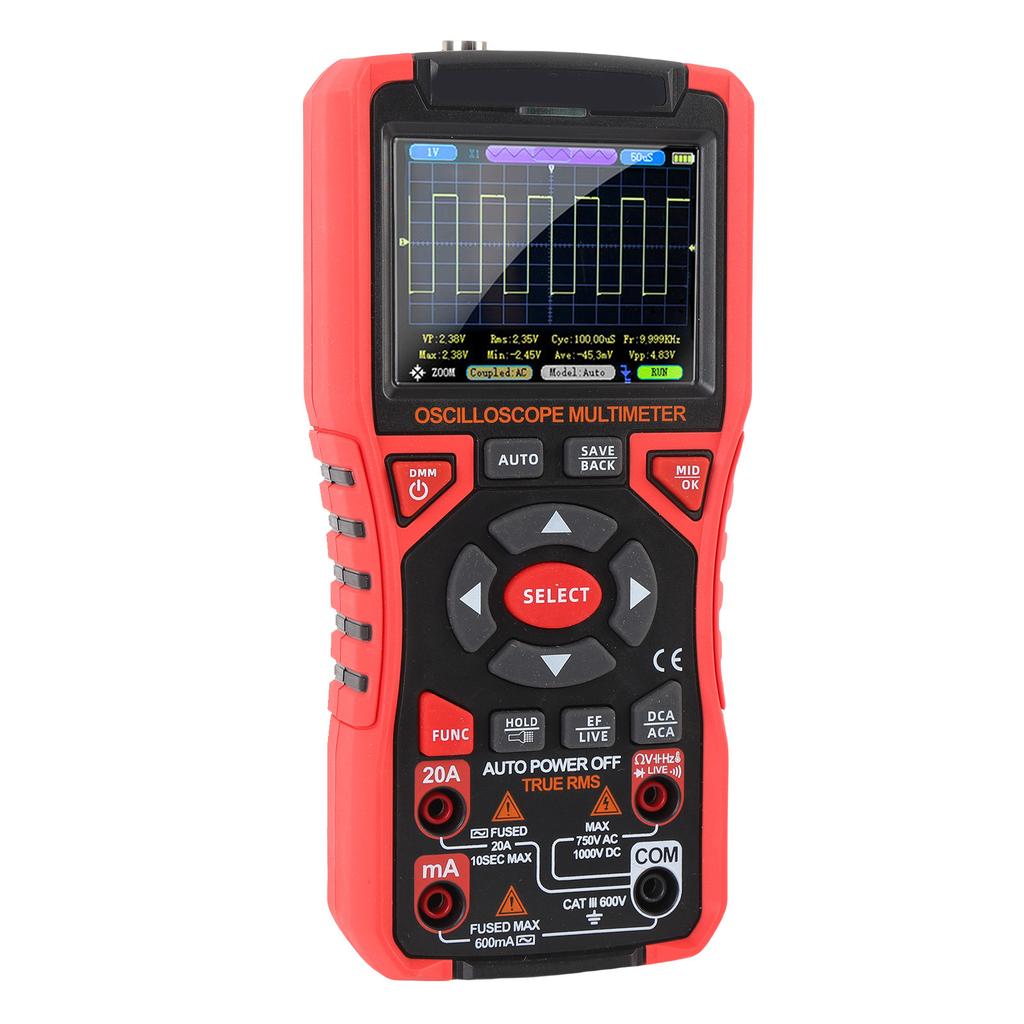 Oscilloscope Multimeter Digital Handheld Portable Multifunctional 2 in 1 Color Screen for Electrical Testing