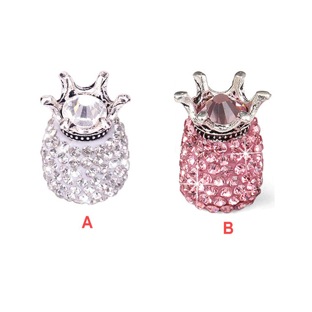 4 Pieces Universal Tire Caps Crown Shaped Tires Cover Part Tyre Stem Replacement Part Tyres Accessories Modification Parts