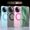 Magsafe Matte Phone Case For Xiaomi Poco F7 Ultra F7 Pro Magnetic Wireless Charging For Redmi K80 K80 Pro Shockproof Back Cover