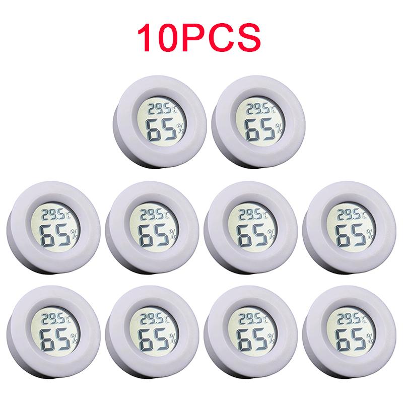 6~10PCS -50~ +70°C Mini Digital Thermometer Hygrometer Fridge Freezer Tester Temperature Tester Sensor Humidity Meter Detector