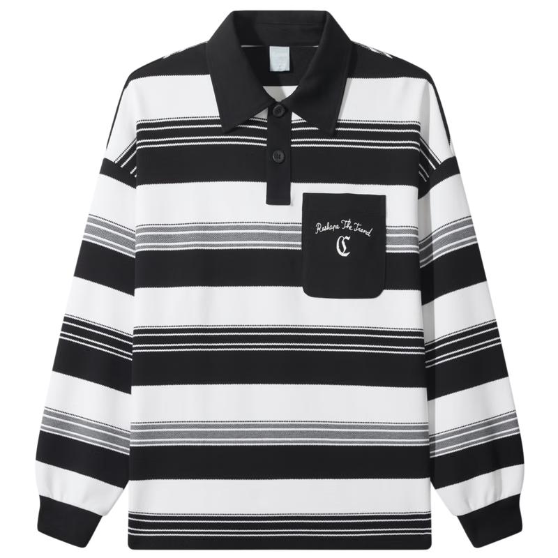 

Свитшот Cabbeen с текстурированной полоской и накладным карманом L