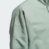 Adidas Originals Puffer Po Basketball Jacket Solid Color Logo Sports Pullover Men Jacket Silver Gray Green IK3561