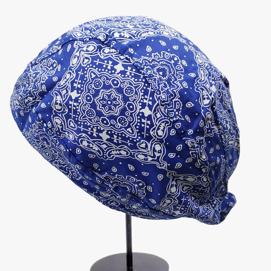 Trifong Bandana Cap Cotton Paisley Pirate Hat Quick Dry Sweat Wicking Breathable Summer UV Protection Doo Rag Inner Cap Bicycle Helmet Anti-UV