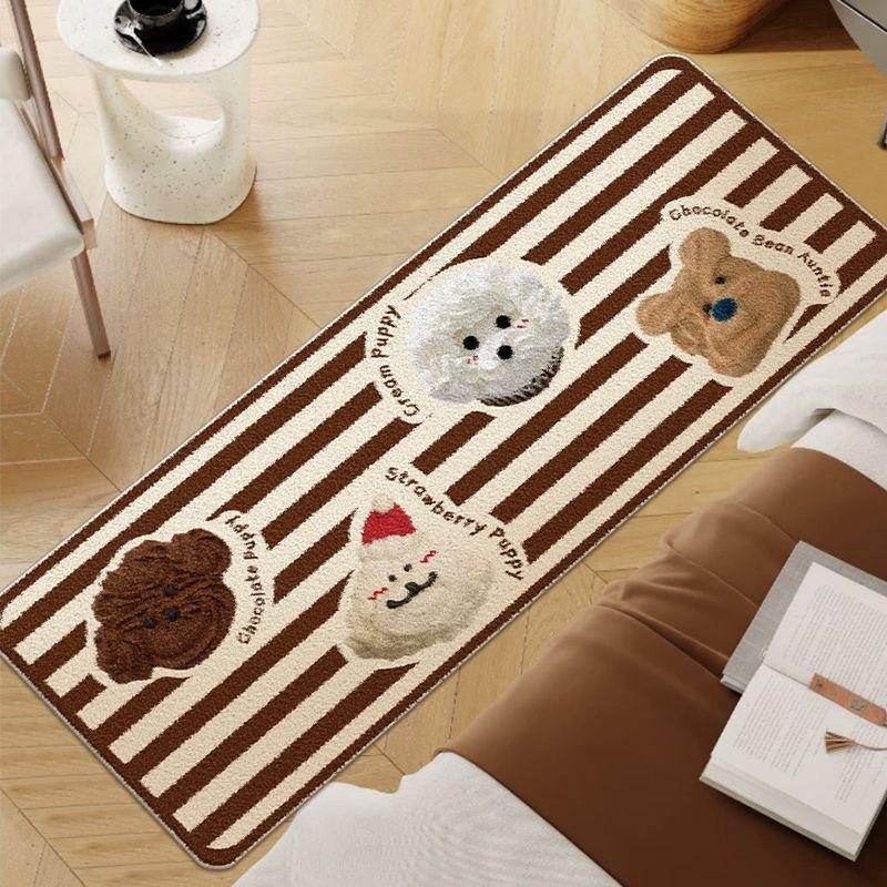 

Американский винтажный конусный ковер для спальни, одеяло, украшение для комнаты для девочек, милая детская комната, утолщенная главная спальня, гостиная 40 * 120CM [Crystal Fleece]