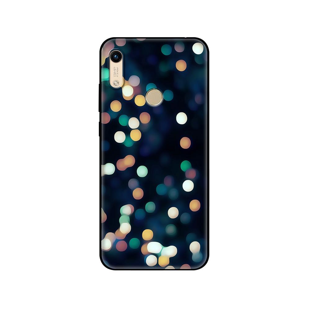 Black Tpu Case For Honor 8a Prime 8s 9 10X Lite 9A 9C 9X Premium Pro 9S Case Cover Winter New Year Christmas