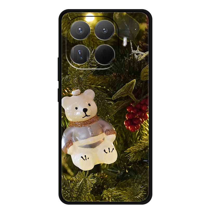 Christmas Phone Cases for Xiaomi 15T Pro 5G Case Protector TPU Silicone Soft Bumper Christmas Tree for Mi 15T Pro 5G Cover Coque