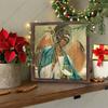 Decorative Painting of Orthodox icons,Consecrated Icon "Guardian Angel",Photo Frame painting,Christian Wall Art,20cm*20cm,Spiritual Decor Gift