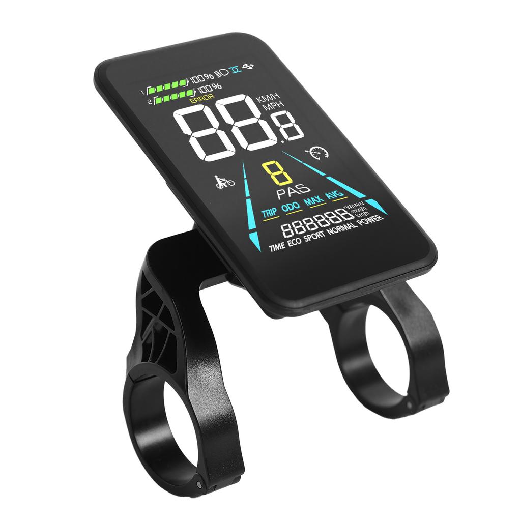 YOLIN LCD Display Mobile Devices Vertical Ebike Lcd Display Display 24V-60V YL-81F Colorful Cycling Computer With Charging Port