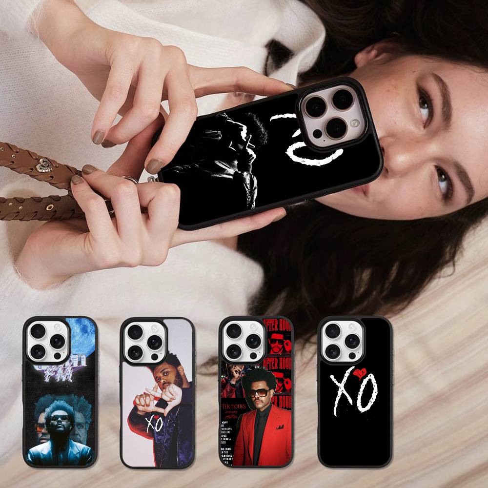 Singer The W-Weeknd XO Phone Case For Iphone 17 Air 16 15 14 13 12 11Pro Max Plus Hard Plastic PC+TPU Cover