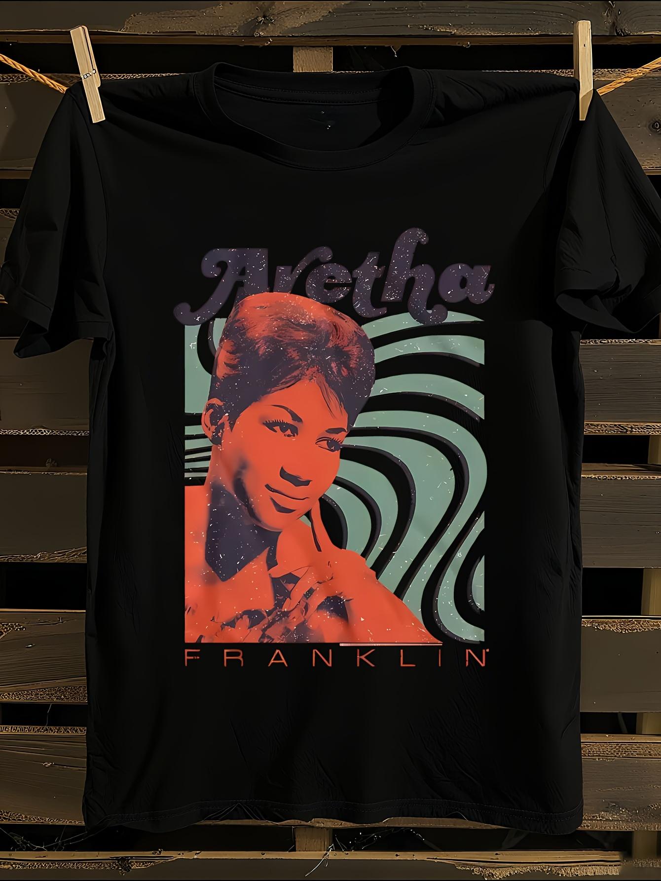 Aretha Franklin Iconic Signature Logo Tshirt XXL