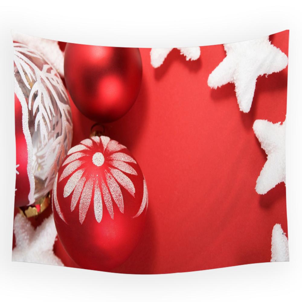 Merry Christmas Santa Claus printed pattern tapestry home living room bedroom room decoration hanging tapestry