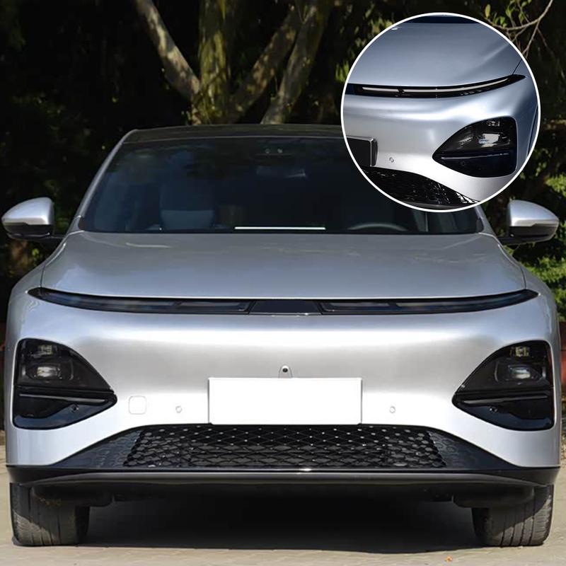 For Xpeng G6 2024-2026 High-Gloss Smoke Black Pre-Cut TPU Car Headlight Protection Film PPF Kit Anti-Scratch Vinyl Wrap Cover